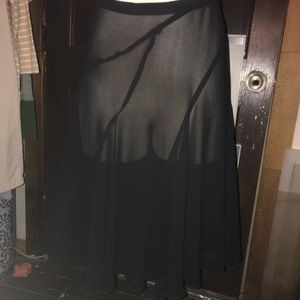 NOTICE Black Flared Skirt